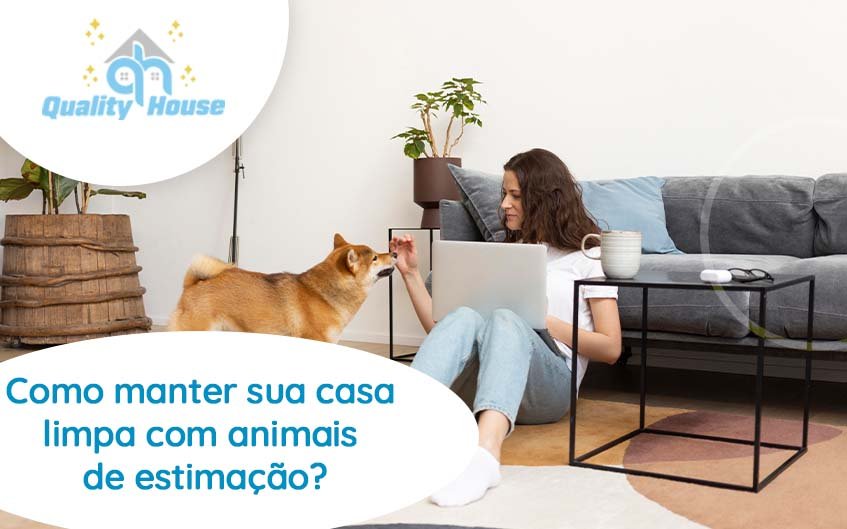 Como manter sua casa limpa com animais de estimação?